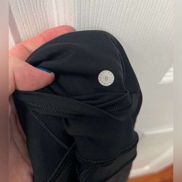 Lululemon Fast & Free Crop II *Nulux 19" - Sz 8 - Picture 5 of 5